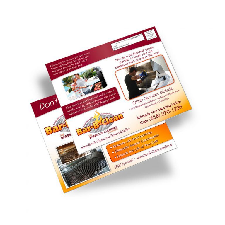 Bar-B-Clean | EDDM Every Door Direct Mail | Franchise Print Shop