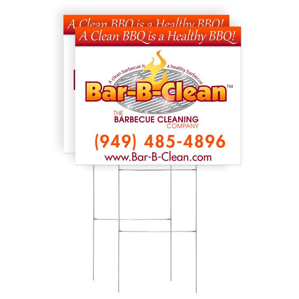 Bar-B-Clean | Yard Signs | Franchise Print Shop